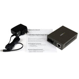 StarTech.com Gigabit Single-Mode Fiber Ethernet Media Converter - SC - 15km - 1000Mbps Copper-to-Fiber Media Converter (MCMGBSC15)