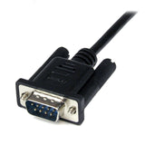 StarTech.com SCNM9FM1MBK DB9 RS232 Serial 9-Pin Null Modem Female to Male Cable, Black