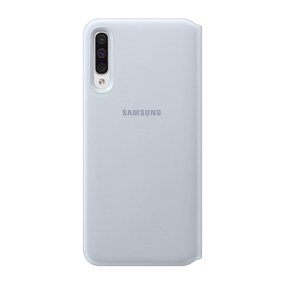 Samsung Wallet Cover Folio Case for Samsung Galaxy A50 - White