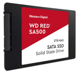 WD Red SA500 NAS 2TB 3D NAND Internal SSD - SATA III 6 GB/S, 2.5"/7mm, Up to 560 MB/S - WDS200T1R0A