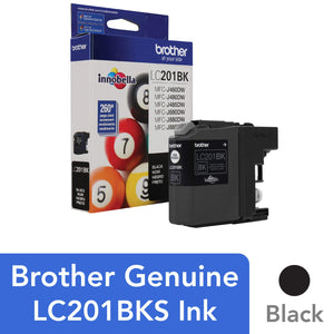 Brother LC201BK Standard Yield Ink Cartridge