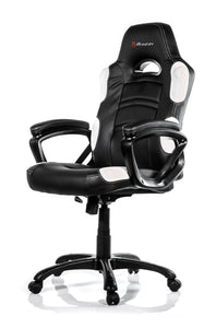 Arozzi Enzo Series Gaming Racing Style Swivel Chair, Black/Red