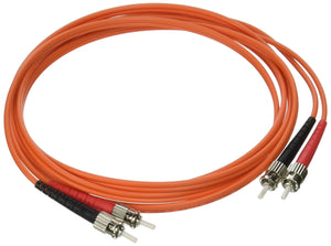 2m Fiber St/St Duplex 50/125 Multimode Patch Cable