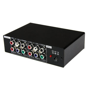 StarTech.com 3 Port Component Video Splitter with Digital Audio - Video Distribution Amplifier (ST123HDA)