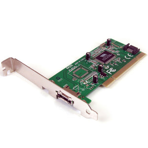 StarTech.com 1-Port eSATA and 1-Port SATA PCI SATA Controller Card with LP Bracket PCIESATA2I