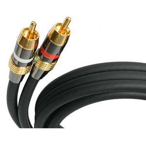 StarTech.com AUDIORCA15 Premium Stereo Audio Cable RCA M/M, 15-Feet