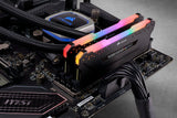 Corsair Vengeance RGB Pro 32GB (2x16GB) DDR4 3200 (PC4-25600) C16 AMD Optimized Memory - Black