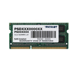 Patriot Signature 4 GB PC3-10600 (1333 MHz) DDR3 SODIMM Notebook Memory PSD34G13332S