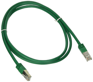 C2G 27249 Cat5e Cable - Snagless Shielded Ethernet Network Patch Cable, Green (5 Feet, 1.52 Meters)