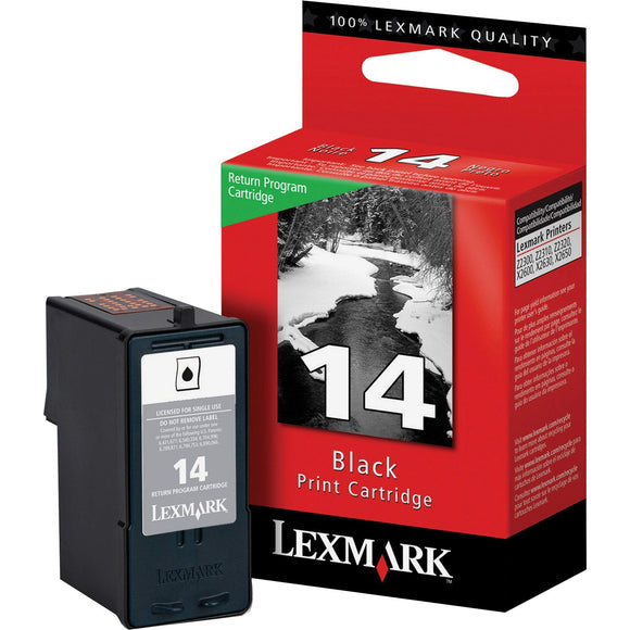 No 14 Black Return Prog Print Cartridge