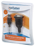 Manhattan USB to Serial Converter Connects One Serial Device to A USB Port