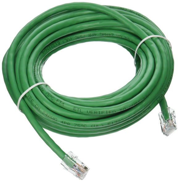 C2G 04141 Cat6 Cable - Non-Booted Unshielded Ethernet Network Patch Cable, Green (25 Feet, 7.62 Meters)