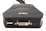 2-Port USB DVI KVM Switch