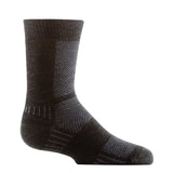 WrightSock Kids Coolmesh II Crew Size Small (Blk/Grey)