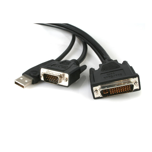 StarTech.com M1 to VGA Projector Cable with USB - 6 ft - M1 Male to VGA and USB Male - M1-DA - M1 Cable - M1 to VGA Adapter