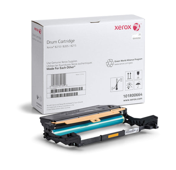 Genuine Xerox Drum Cartridge (101R00664) - 10,000 Pages, for use in Xerox B210 Printer, B205 MFP, B215 MFP