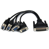 StarTech.com 4 Port PCI Express Dual Profile PCIe Serial Card Adapter with Breakout Cable - 2 x RS232 2 x RS422/RS485 (PEX4S232485)