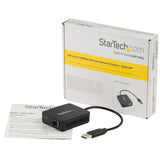 StarTech.com US100A20SFP USB to Fiber Optic Converter, Open SFP, 100Mbps, Windows/Mac/Linux, USB to Ethernet Adapter, Network Adapter