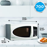 Danby Microwave Countertop Oven - White 0.7 Cu. Ft. - dmw799w