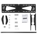 StarTech.com Low Profile TV Mount - Tilting - Black - Anti-Theft TV Wall Mount 37in to 70in TV - VESA Wall Mount - Monitor Mount