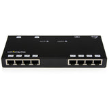 StarTech.com 492 ft. (150 m) VGA Over Cat5 Extender - VGA Extender - 8 Port Repeater - Cat5 - Video Over Ethernet (ST1218T)