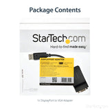 StarTech.com DisplayPort to VGA Adapter - Active - 1080p - DP to VGA Adapter