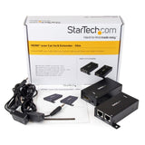 StarTech.com HDMI Over Dual CAT5 / CAT6 Extender with Infrared IR 100ft /30m HDMI Over Ethernet Cable Extender Power Free 1080p (ST121SHD30)