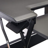 Ergotron 33-418-085 WorkFit-TL Sit-Stand Desktop Workstation, Black