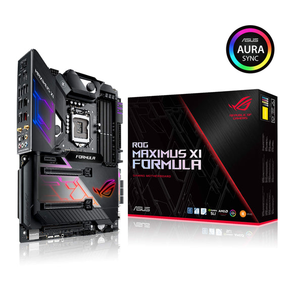 Asus ROG Maximus XI Formula LGA1151 (Intel 8th and 9th Gen) ATX DDR4 HDMI M.2 USB 3.1 Gen2 Z390 Gaming Motherboard