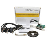 Startech.Com PEX4S952 4 Port Native PCi Express Rs232 Serial Adapter Card with 16950 Uart