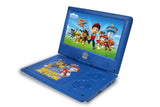 Ematic Nickelodeons Paw Patrol Theme Portable DVD Player with 9-Inch Swivel Screen, Travel Bag and 2 Sets of Headphones, Blue