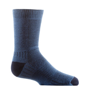 WrightSock Kids Coolmesh II Crew Size X-Small (SeaBlue/Navy)