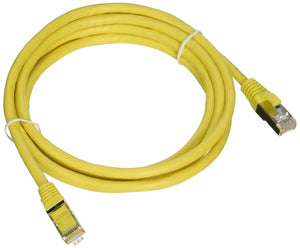 C2G 27253 Cat5e Cable - Snagless Shielded Ethernet Network Patch Cable, Yellow (7 Feet, 2.13 Meters)