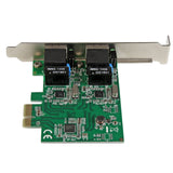 StarTech.com Dual Port Gigabit PCI Express Server Network Adapter Card - 1 Gbps PCIe NIC - Dual Port Server Adapter - 2 Port Ethernet Card (ST1000SPEXD4)