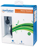 Manhattan 175517 Flexible Metal Boom Microphone with Stereo Headset