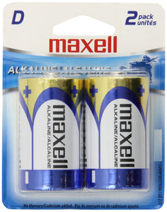 Maxell LR20 2BP D Cell 2-Pack Battery 723020