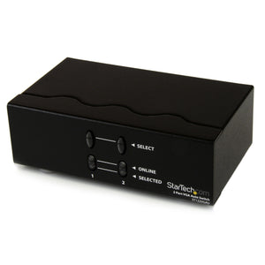 StarTech.com 2 Port VGA Auto Switch - VGA auto Switcher - VGA auto Switch - 2 Port VGA Switch (ST122VGAU)