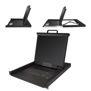 StarTech.com RKCONS1901 Rackmount 1U 19" Display Single Port KVM Console