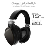 ASUS ROG Strix Fusion Wireless Gaming Headset for PC and Playstation 4 (PS4) with Dual Channel 2.4GHz Wireless Mini Dongle, Digital Microphone with Auto Mute, and Touch Controls