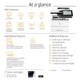 HP Laserjet Enterprise Flow MFP M527z Wireless Multifunction, Copy/Fax/Print/Scan F2A78A BGJ