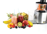 Salton JE1372PL Low Speed Juicer and Smoothie Maker, Stainless Steel/Black