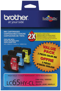 Brother LC653PKS Color Ink Cartridge - 3 Pack (CyanMagentaYellow)