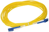 C2G 08355 OS2 Fiber Optic Cable - LC-LC 9/125 Duplex Single-Mode PVC Fiber Cable, Yellow (26.2 Feet, 8 Meters)