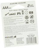 Maxell 723807 LR03 2BP AAA Cell 2-Pack Carded Battery