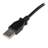 StarTech.com 2m USB 2.0 A to Left Angle B Cable Cord - 2 m USB Printer Cable - Left Angle USB B Cable - 1x USB A (M), 1x USB B (M) (USBAB2ML)