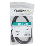 StarTech 6-Feet USB 2.0 Certified A to B Cable M/M (USB2HAB6)