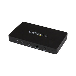 StarTech.com 2-Port HDMI Automatic Video Switch w/ Aluminum Housing and MHL Support - 2x1 HDMI Switcher Box with Support for 4K at 30Hz (VS221HD4K)