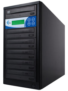 EZ Dupe EDL5 5-Target DISK-LOK DVD/CD Duplicator with Target Disk Copy Protection (Black)