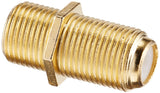 C2G 01889 F-81 F-Type F/F Video Coupler, Gold