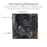 Asus TUF B450M-Pro Gaming AMD Ryzen 3 AM4 DDR4, HDMI, Dual M.2, USB 3.1 Gen 2 and Aura Sync RGB LED Lighting Micro-ATX Motherboard